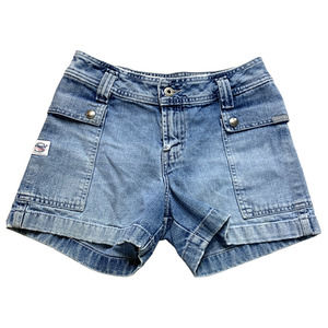 Silver Jeans Vintage Y2K Cargo Denim Jean Shorts Size 27